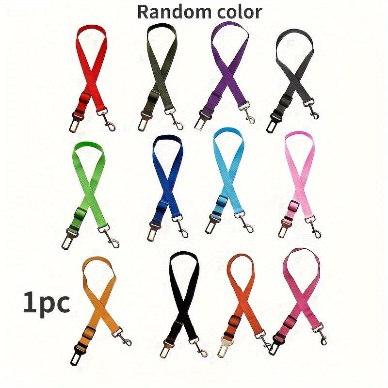Adjustable Pet Dog Cat Car Seat Belt Safety Harness for Travel