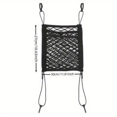 Dog Car Barrier Universal Seat Storage Mesh Backseat Organizer