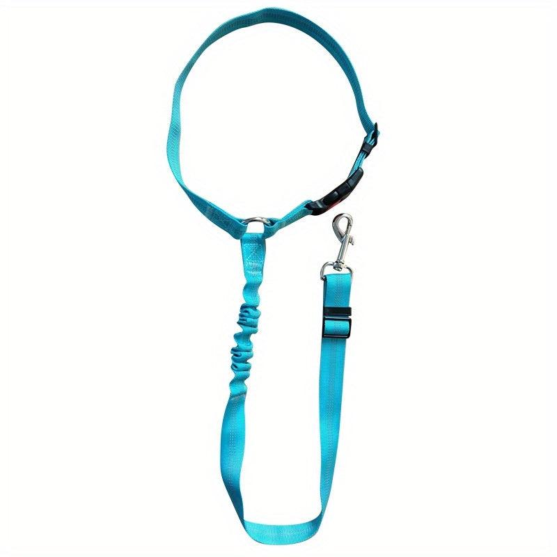 2-In-1 Pet Car Seat Belt Nylon Lead Leash Backseat Safety Belt for Dog & Cat