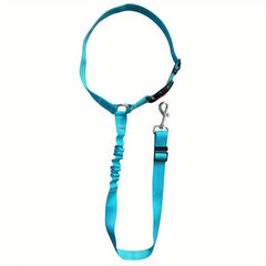 2-In-1 Pet Car Seat Belt Nylon Lead Leash Backseat Safety Belt for Dog & Cat