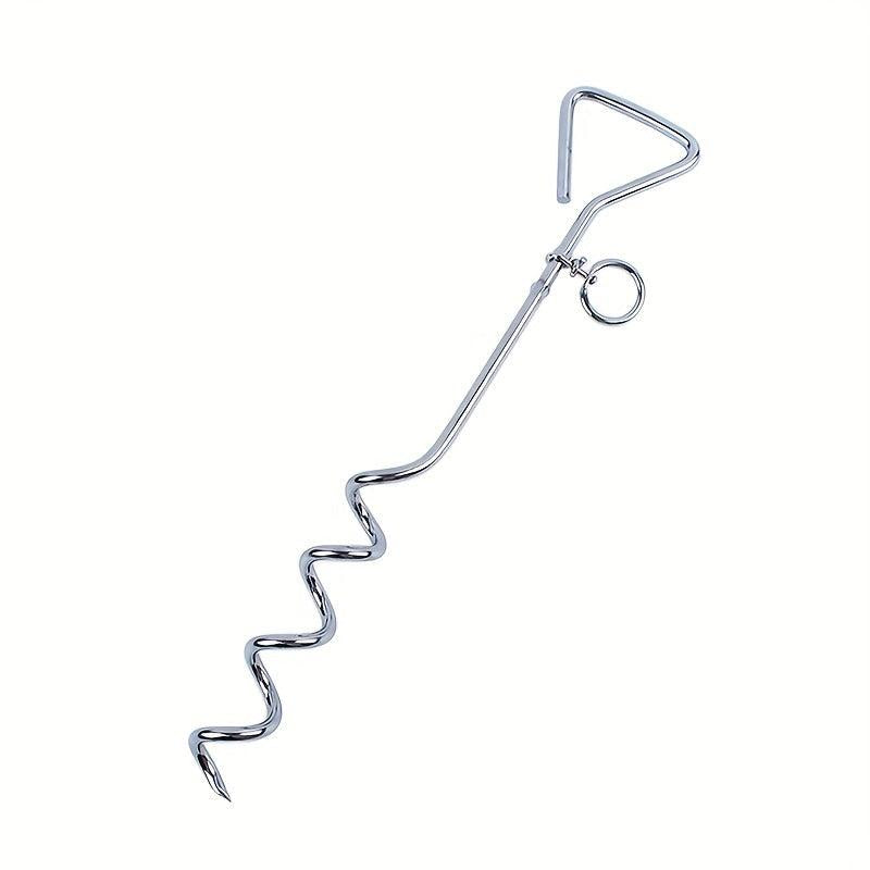 Heavy Duty Stainless Steel Tie Out Leash Stake