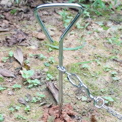 Heavy Duty Stainless Steel Tie Out Leash Stake