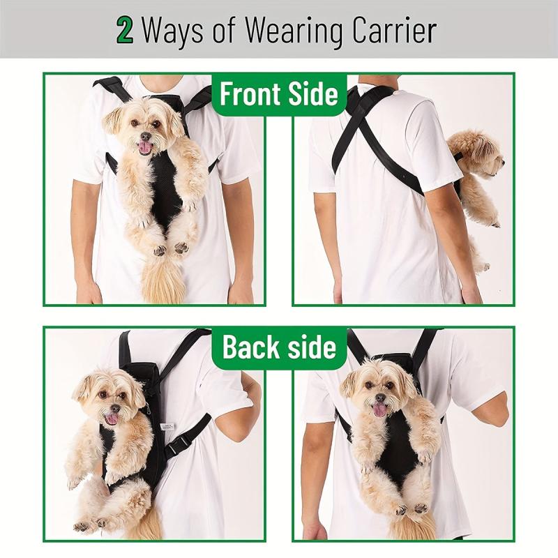 Dog Backpack Carrier Legs Out Front Facing Puppy Carrier Bag