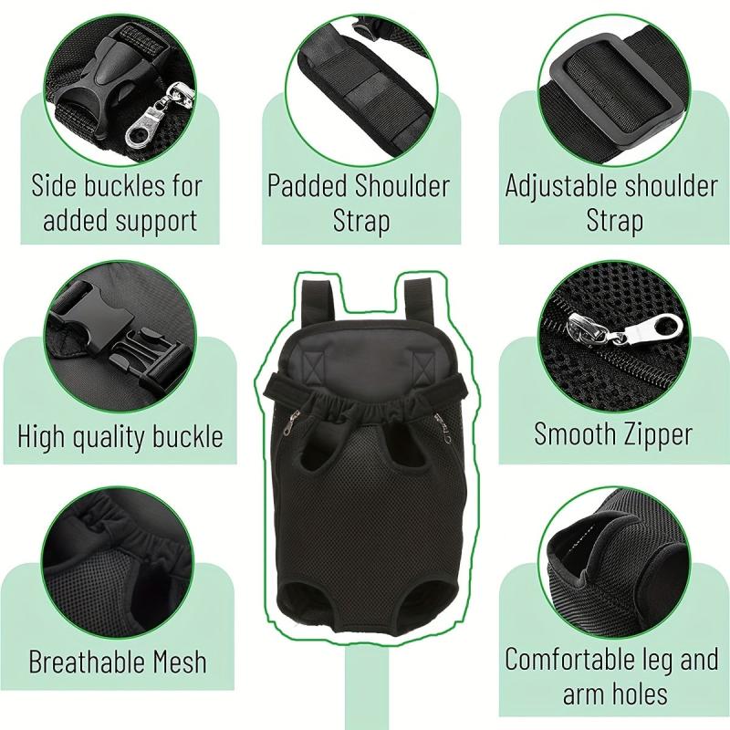 Dog Backpack Carrier Legs Out Front Facing Puppy Carrier Bag