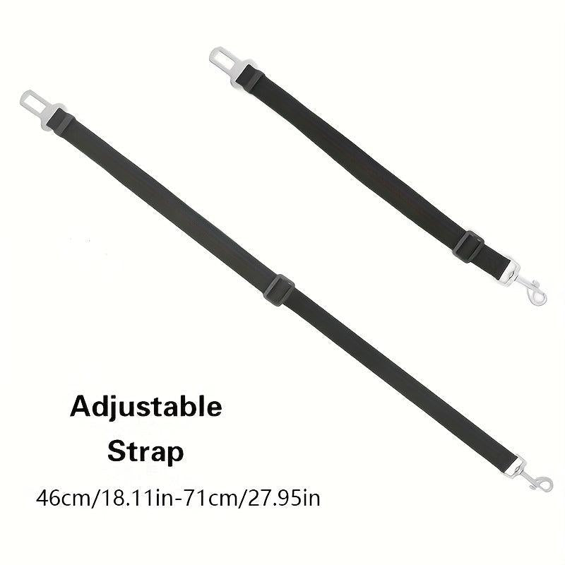 Adjustable Car Leash for Dogs - Durable Vehicle Harness