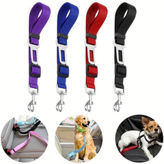 Adjustable Car Leash for Dogs - Durable Vehicle Harness