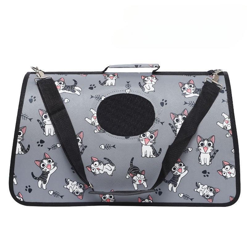 Cat Backpack Pet Cat Bag Oxford Cloth Cat Travel Bag Small Dog Carrier