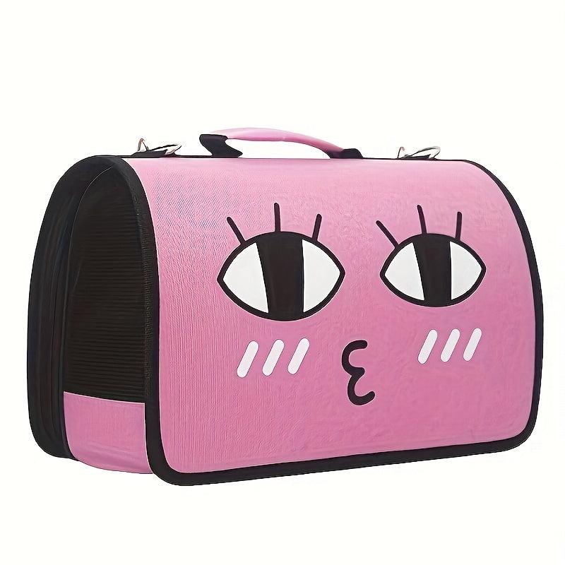 Cartoon Graphic Pet Carrier Cat Backpack