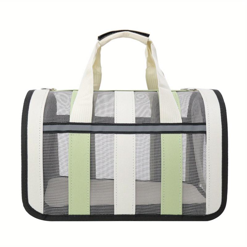 Dog Carrier Bag for Outdoor Travel Reflective Breathable Portable Handbag