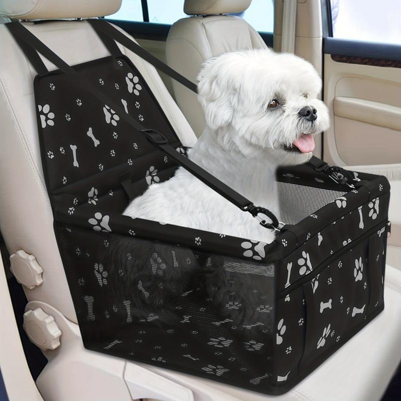 Foldable Waterproof Dog Car Seat Booster for Small and Medium Dogs