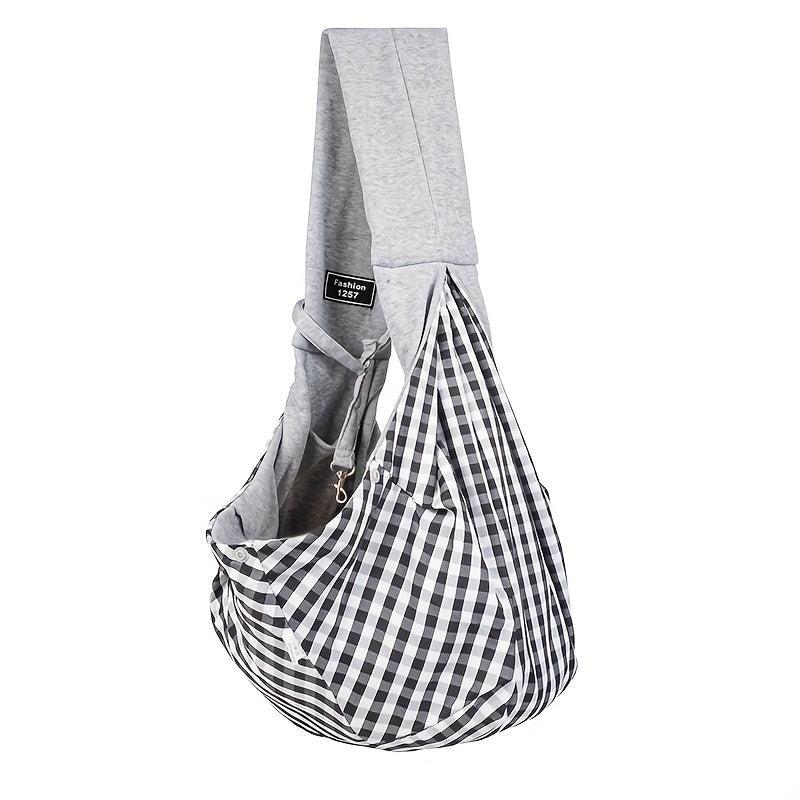 Dog Sling Carrier Bag Pet Shoulder Crossbody Bag Portable Hands Double Sided