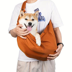 Dog Sling Carrier Bag Pet Shoulder Crossbody Bag Portable Hands Double Sided