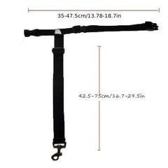 Pet Car Seat Belt Dog Safety Leash Car Headrest Restraint Strap