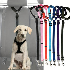 Pet Car Seat Belt Dog Safety Leash Car Headrest Restraint Strap