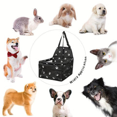Pet Car Booster Seat for Dogs and Cats with Seat Belt