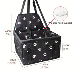 Pet Car Booster Seat for Dogs and Cats with Seat Belt