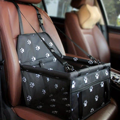 Pet Car Booster Seat for Dogs and Cats with Seat Belt