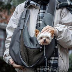 Breathable Reflective Pet Sling Carrier Cat Bag Comfortable Outgoing Sling Bag