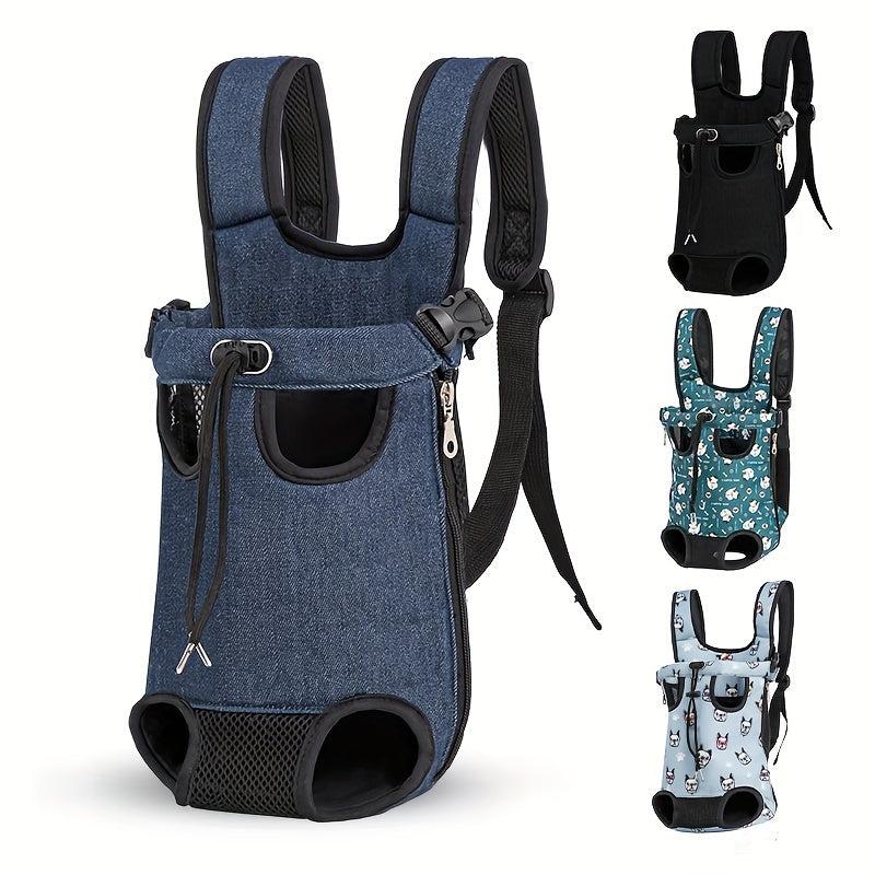 Breathable Pet Chest Bag Cat Carrier Backpack for Travel Hiking Camping Outdoor