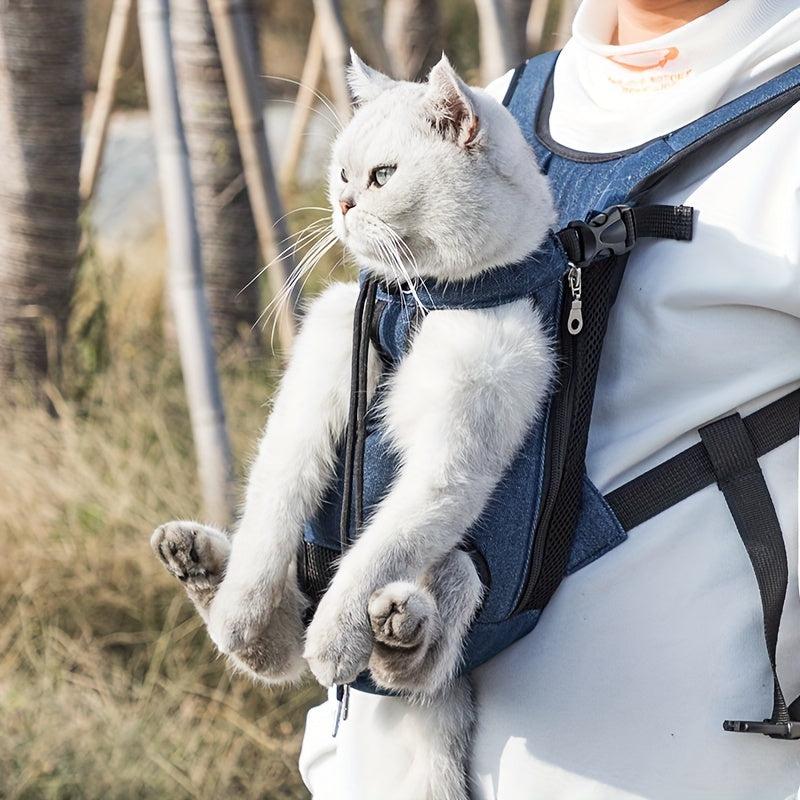 Breathable Pet Chest Bag Cat Carrier Backpack for Travel Hiking Camping Outdoor