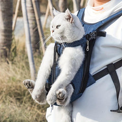 Breathable Pet Chest Bag Cat Carrier Backpack for Travel Hiking Camping Outdoor