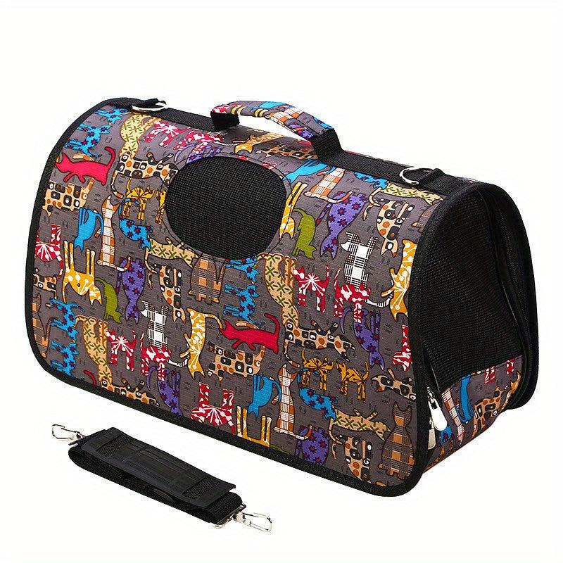 Cat Carrier Pet Carrier Bag For Cats Dogs Portable Foldable Pet Bag
