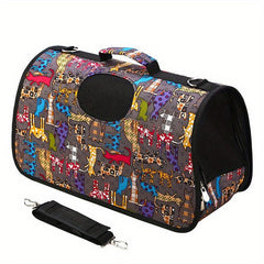 Cat Carrier Pet Carrier Bag For Cats Dogs Portable Foldable Pet Bag