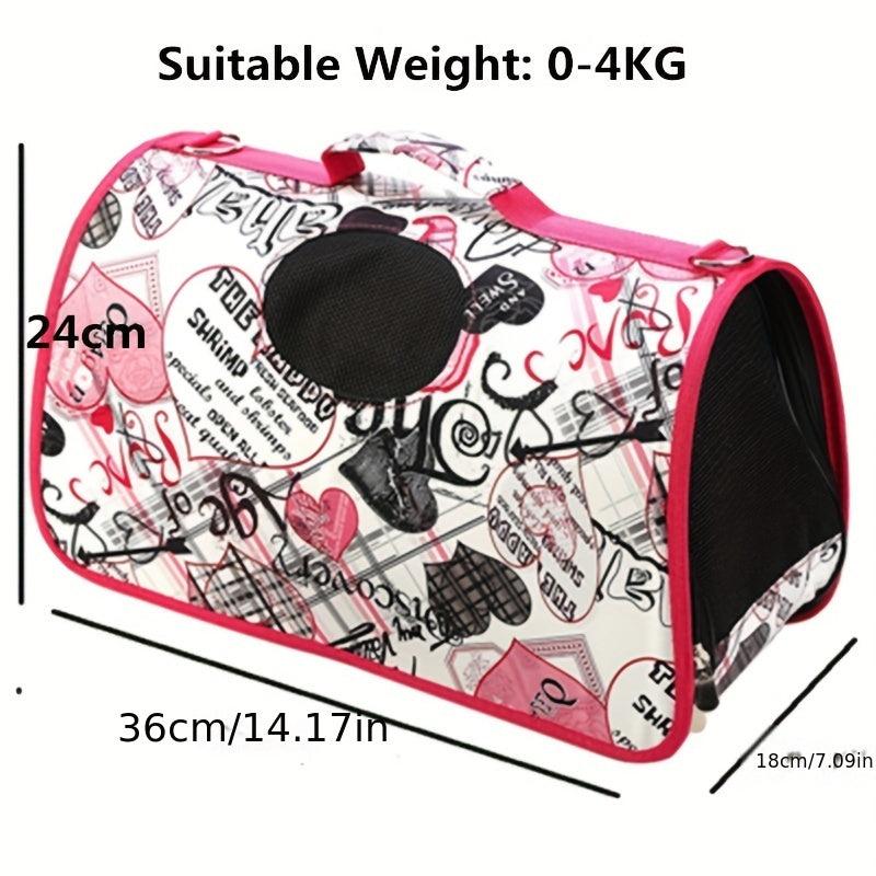 Cat Carrier Pet Carrier Bag For Cats Dogs Portable Foldable Pet Bag