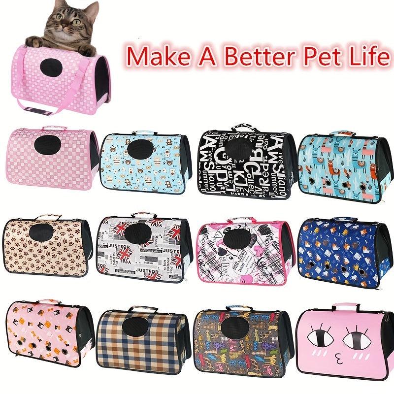 Cat Carrier Pet Carrier Bag For Cats Dogs Portable Foldable Pet Bag