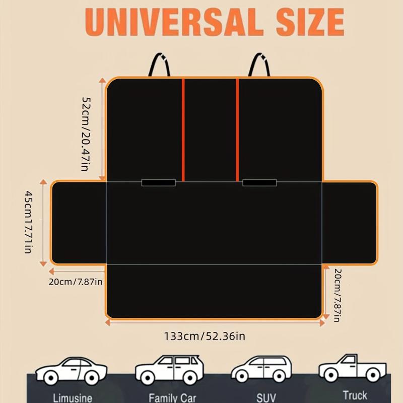 Thin Car Pet Mat Oxford Cloth Back Seat Cushion