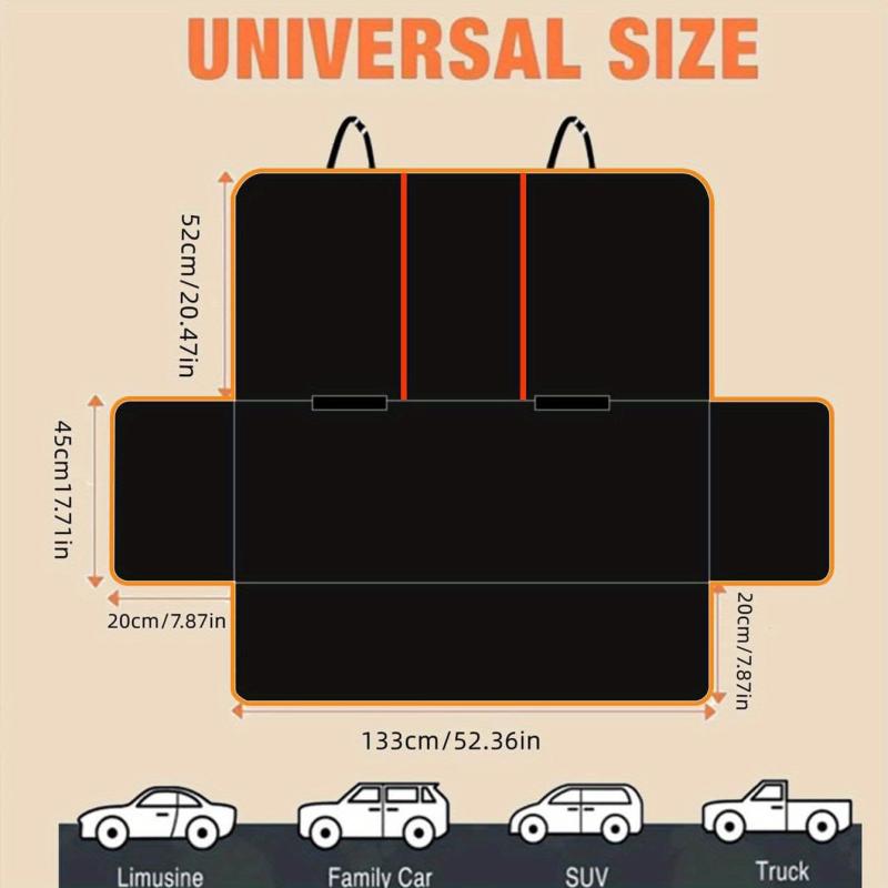 Thin Car Pet Mat Oxford Cloth Back Seat Cushion