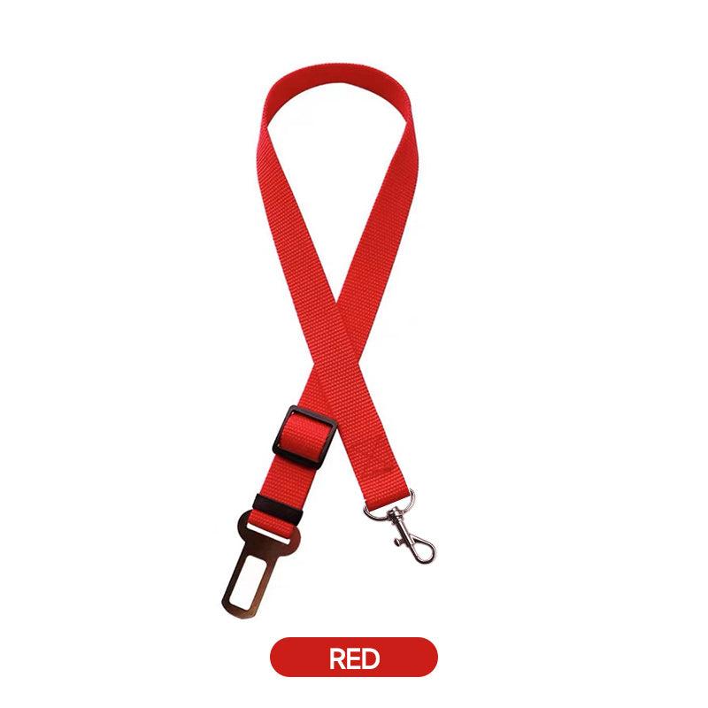 Adjustable Pet Seat Belt & Leash Set for Pet Safety On the Go