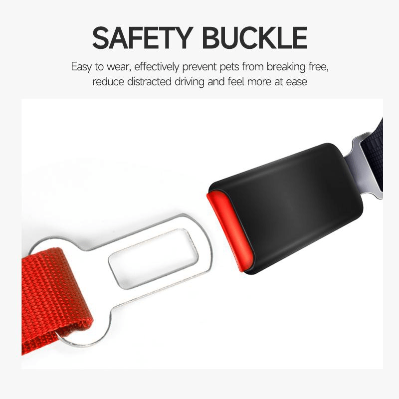 Adjustable Pet Seat Belt & Leash Set for Pet Safety On the Go