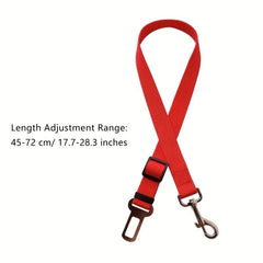 Adjustable Pet Seat Belt & Leash Set for Pet Safety On the Go