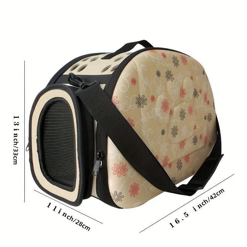 Pet Travel Carrier Bag Comfortable And Breathable Travel Shoulder Bag