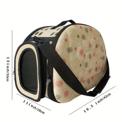 Pet Travel Carrier Bag Comfortable And Breathable Travel Shoulder Bag