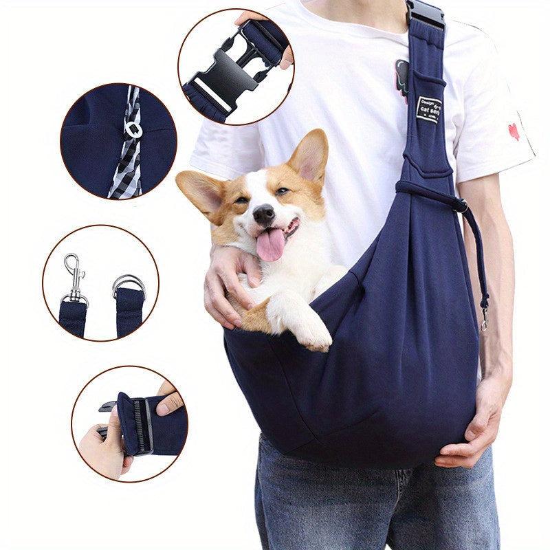 Pet Dog Bag Dog Carrier Travel Sling Bag Soft Puppy Carrier Adjustable Pet