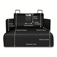 Water Resistant SUV Cargo Liner for Dogs Scratch Proof Non Slip SUV Boot Liner