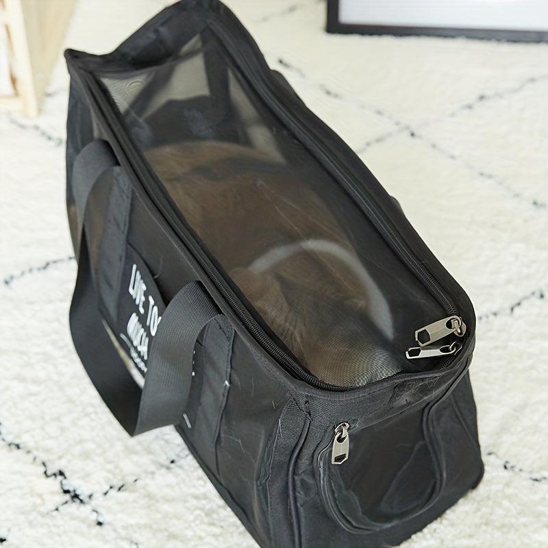 Portable Pet Backpack Carrier for Travel and Outdoor Activities