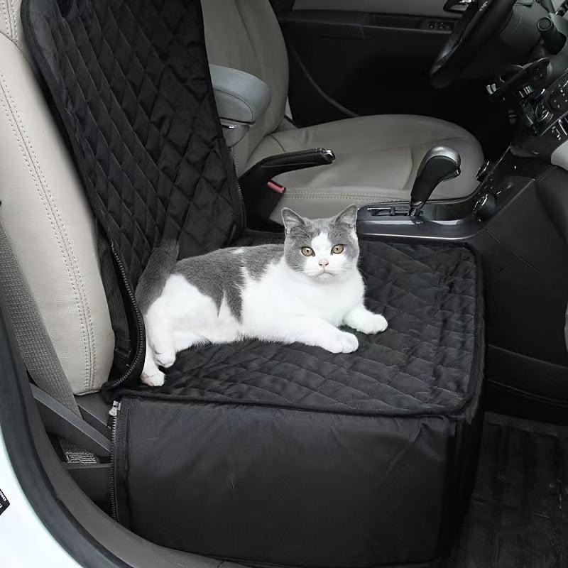 Waterproof 2 in 1 Car Dog Seat and Cat Carrier with Zipper
