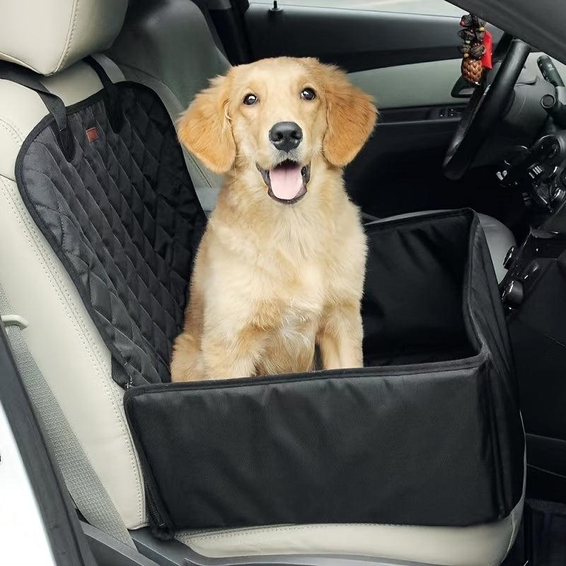 Waterproof 2 in 1 Car Dog Seat and Cat Carrier with Zipper