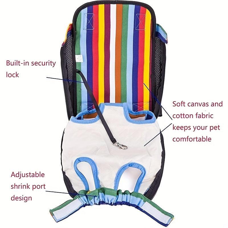 Breathable Dog Cat Carrier Backpack Adjustable Mesh Travel