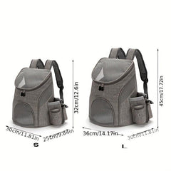 Portable Dog Backpack Carrier for Travel and Outdoor Activities