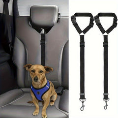 Adjustable 2 in 1 Dog Car Seat Belt for Safety