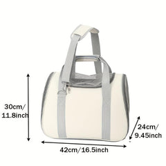 Portable Cat Carrier Bag - Lightweight & Breathable with Shoulder Strap