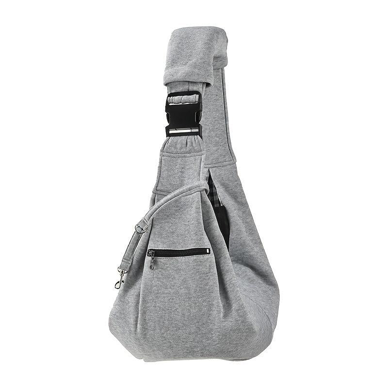 Pet Sling Carrier Breathable Dog Shoulder Bag Hands-Free Backpack