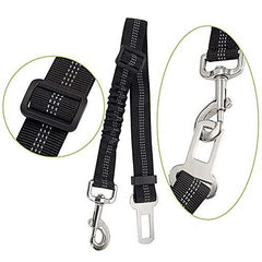 Pet Car Seat Belt Dog Reflective Safety Elastic Traction Rope