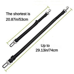 Pet Car Seat Belt Dog Reflective Safety Elastic Traction Rope