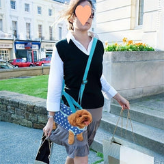 Pet Backpack Dog Bag Portable Breathable Puppy Bag Ultralight Cat Bag