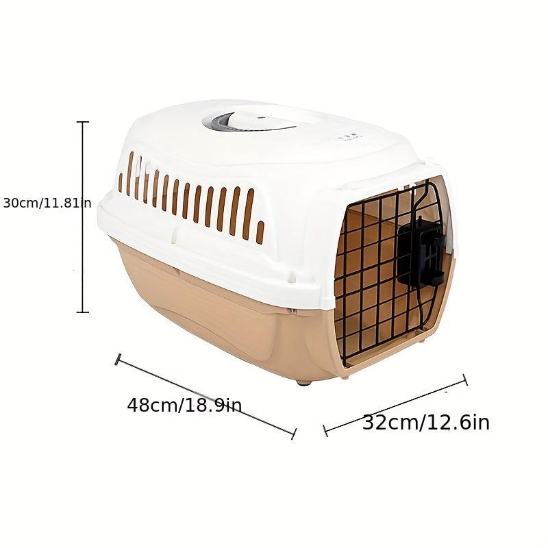 Portable Pet Air Box Hand held Cat Breeding Cat Bag Plastic Pet Carrier Basket